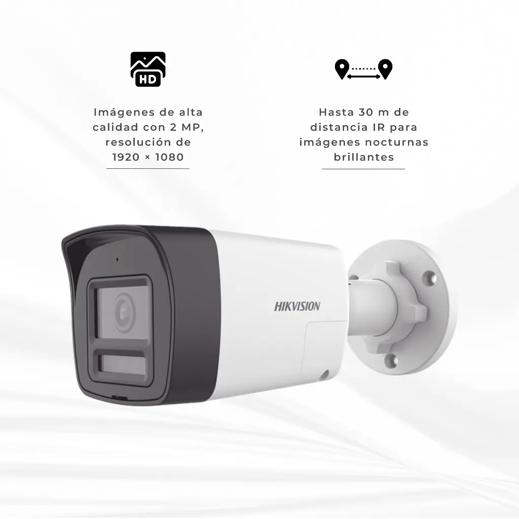 DS-2CE16D0T-LTS | CAMARA 2MP DUAL LIGHT CON AUDIO BIDERECCIONAL