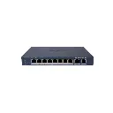 DS-3E1510P-EI/M | Switch Gigabit PoE+ / No Administrable / 8 Puertos 10/100/1000 Mbps PoE+ / 1 Puerto 10/100/1000 Mbps de Uplink + 1 Puerto SFP / 110 W 