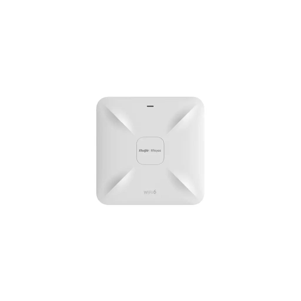 RG-RAP2260(E) | Punto de acceso Wi-Fi 6 de techo para interior 360°, doble banda MU-MIMO 4x4, 3202 Mbps, hasta 512 usuarios, puertos 1 x 2.5GE, 1 x GE, portal cautivo standalone, incluye Reyee Mesh