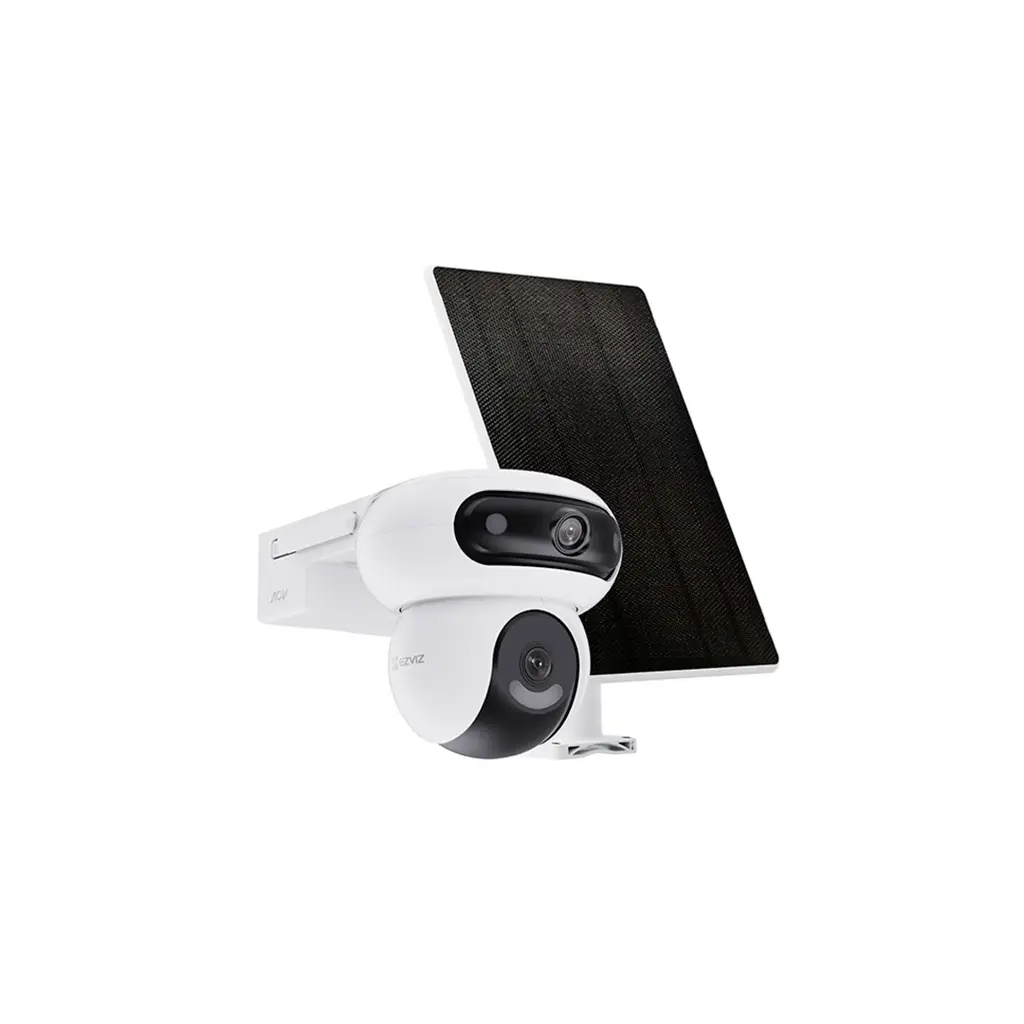 CS-HB90/SP-R100 | KIT DE CAMARA WIFI DOBLE LENTE 4MP + 4MP CON PANEL SOLAR