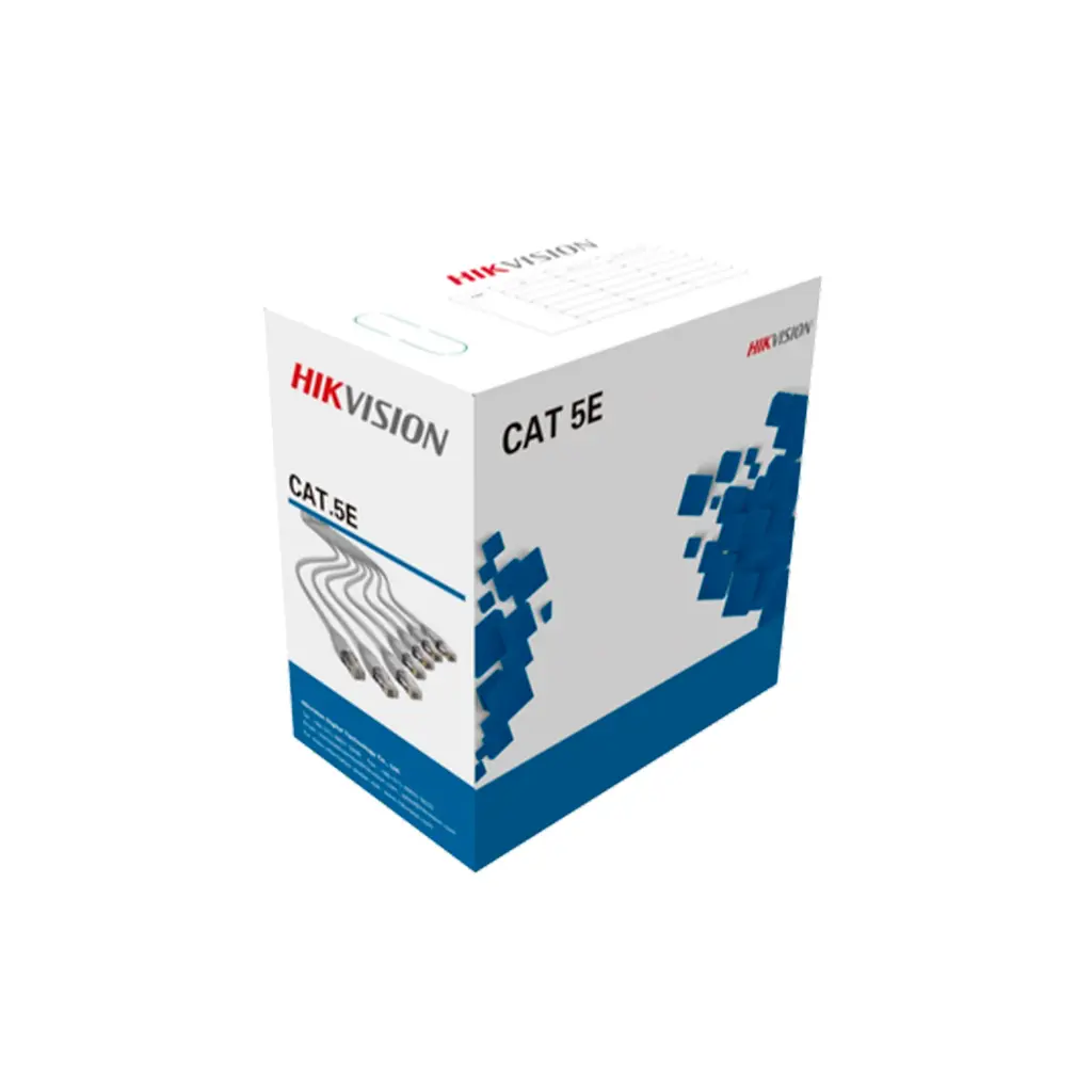 DS-1LN5E-E/E-Plug | (NUEVO) CABLE UTP CATG 5 INTERIOR HIKVISION