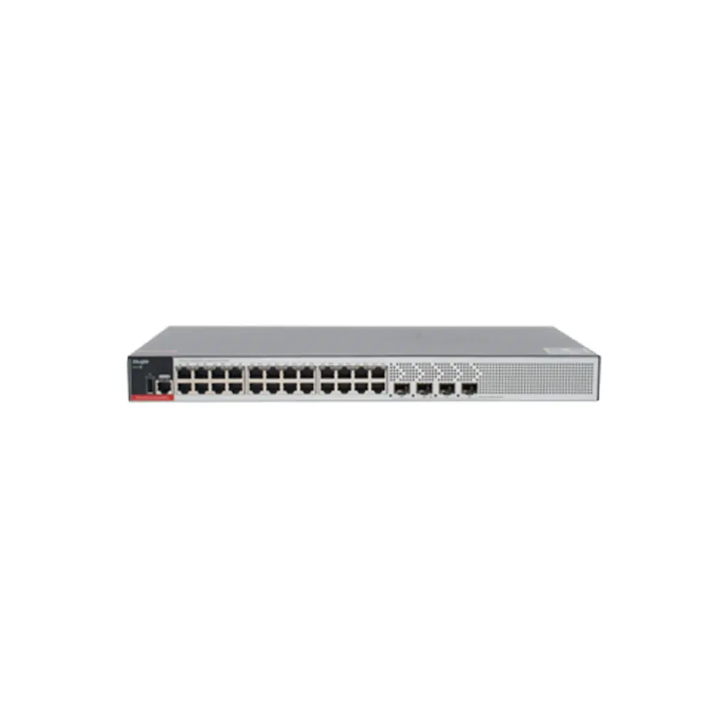 RG-S2915-24GT4MS-L | Switch Administrable L2+ con 24 puertos Gigabit + 4 SFP para fibra 1Gb / 2.5 Gb , gestión gratuita desde la nube, 15.5w
