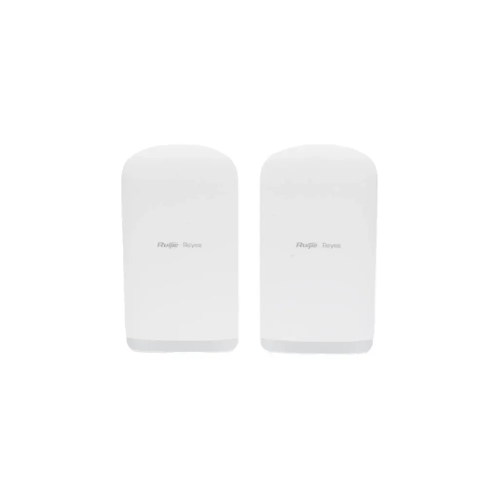 RG-EST350G | Kit completo Punto a Punto Pre-Configurado hasta 1 Km listos para enlazar, administrable en la Nube, Banda 5Ghz AC WAVE2 MU-MIMO 2X2, Puertos 100/1000