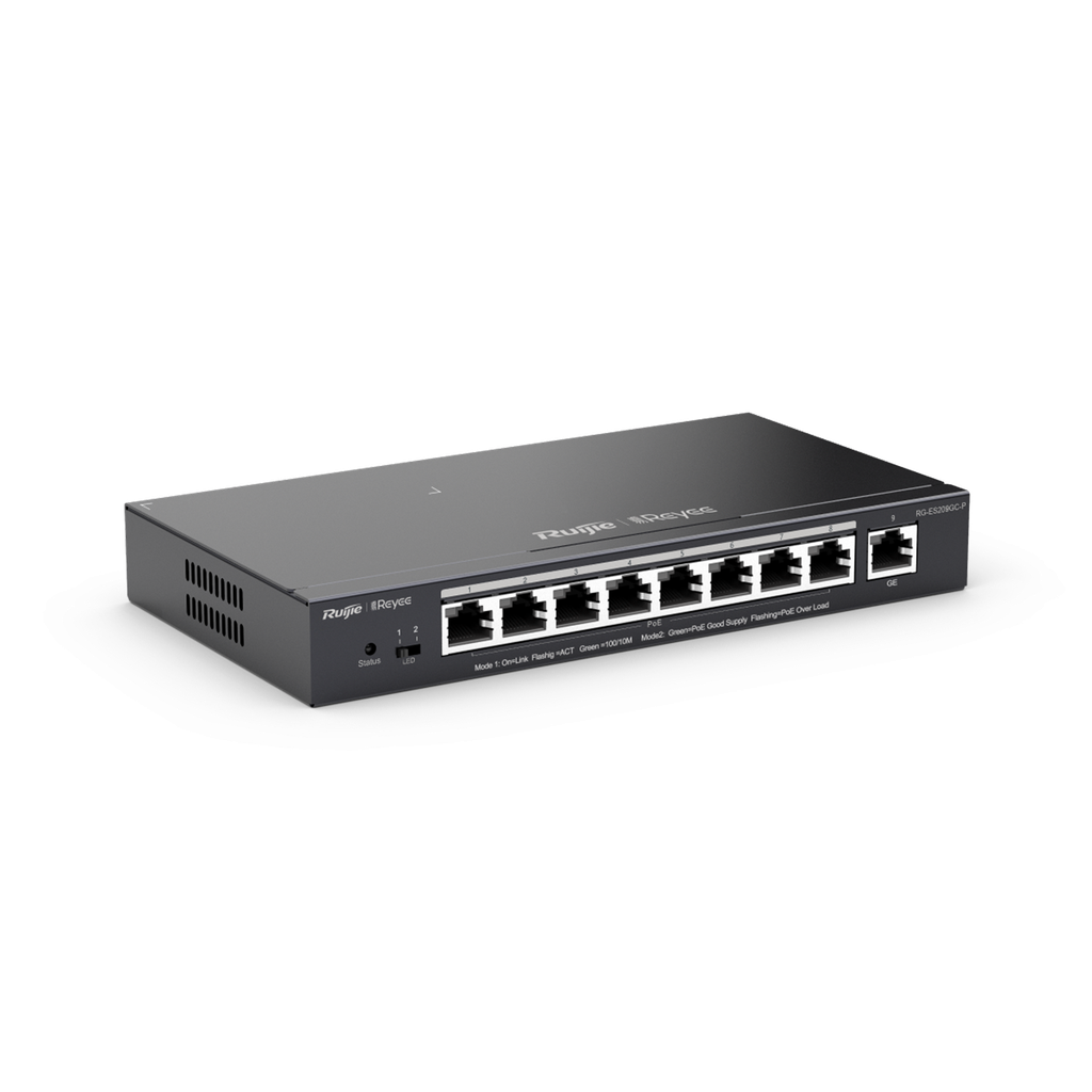 RGES209GCP | SWITCH POE9 PUERTOS GIGABIT  RJ45