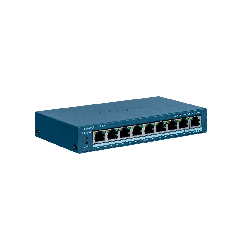 DS-3E1309P-EI/M | SWITCH ADMINISTRABLE POE 8 PUERTOS 