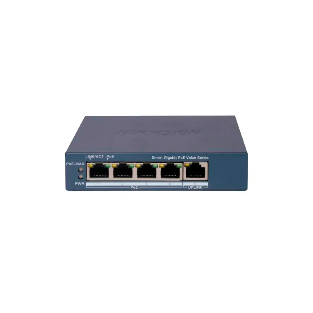 DS-3E1505P-EI/M | SWITCH 5 PUERTOS GIBABIT POE ADMINISTRABLE