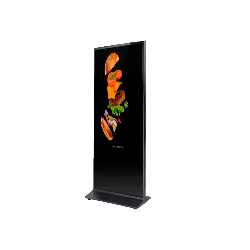 D6055UL-B/S  | PANTALLA DE 55' 4K PARA PUBLICIDAD DIGITAL/BASE PARA PISO(TOTEM)/PUERTOS USB