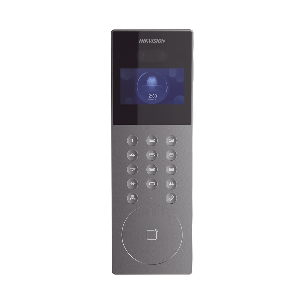 DS-KD9203-E6 | FRENTE CALLE MULTI APARTAMENTO RECONOCIMIENTO FACIAL Y PANTALLA