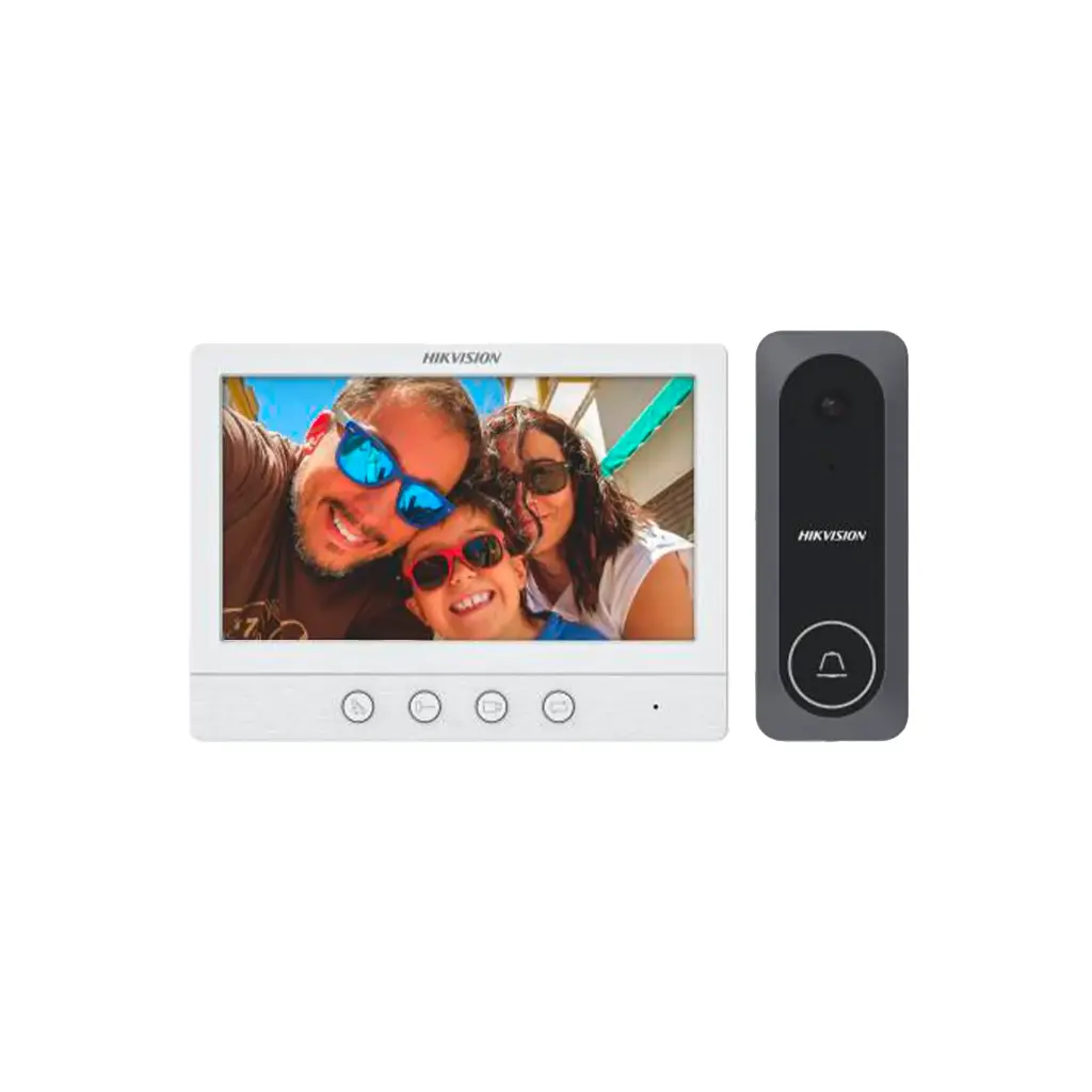 DS-KIS212 | KIT DE VIDEOPORTERO HD DE 4 CABLES 