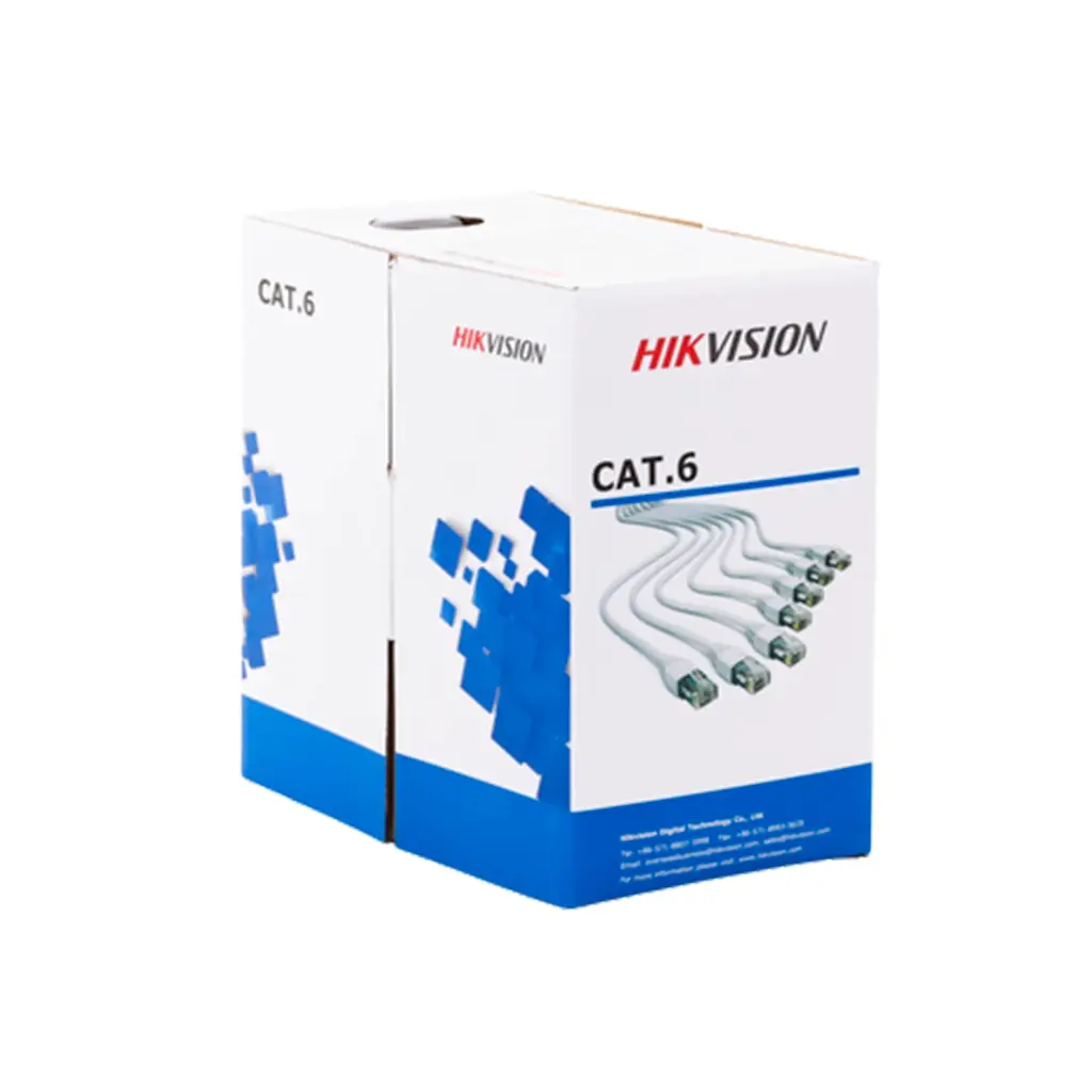 DS-1LN6-UE-W | CABLE UTP CAT6 305M UL COBRE DS-1LN6-UE-W HIKVISION