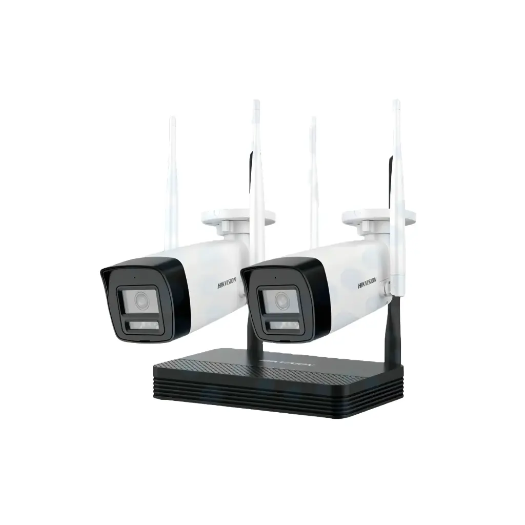 DS-J142I/NKS424W0H | KIT EASY LINK DE 2 CAMARAS BALA DE 4MP 
