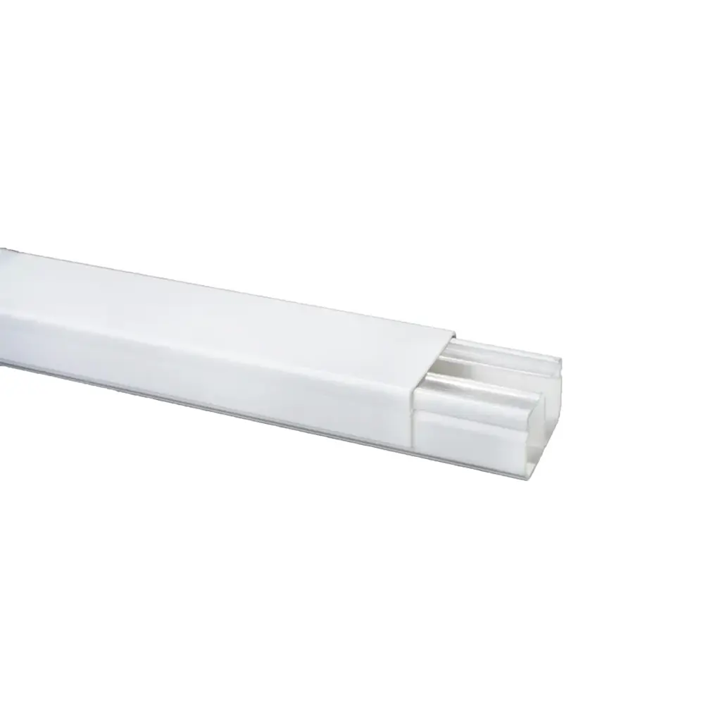 CANALETA BLANCA LISA 60X40 CON DIVISION 