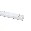 CANALETA BLANCA LISA 60X40 CON DIVISION 