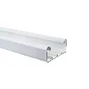 CANALETA BLANCA LISA 100X45 