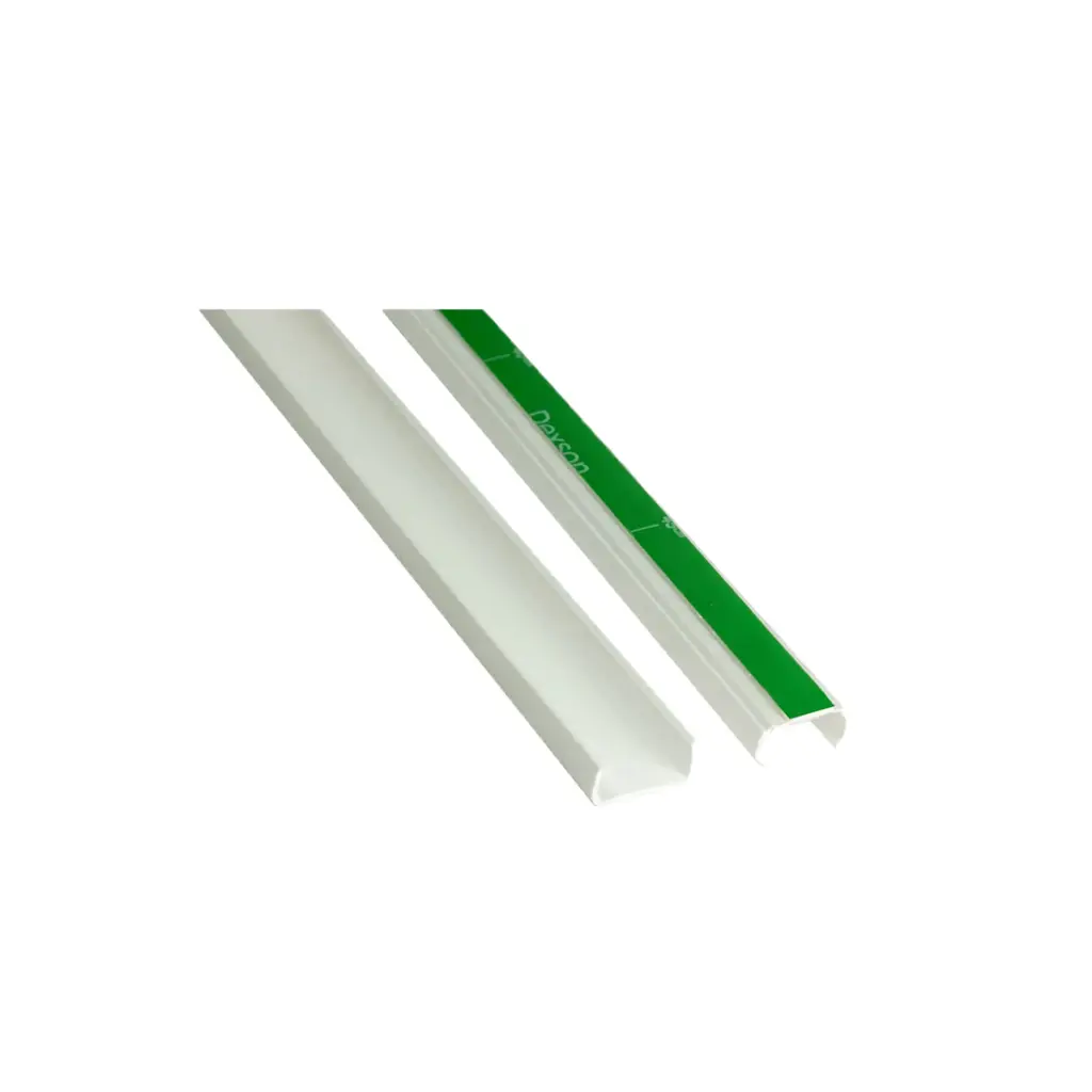 CANALETA BLANCA 13X7 CON ADHESIVO