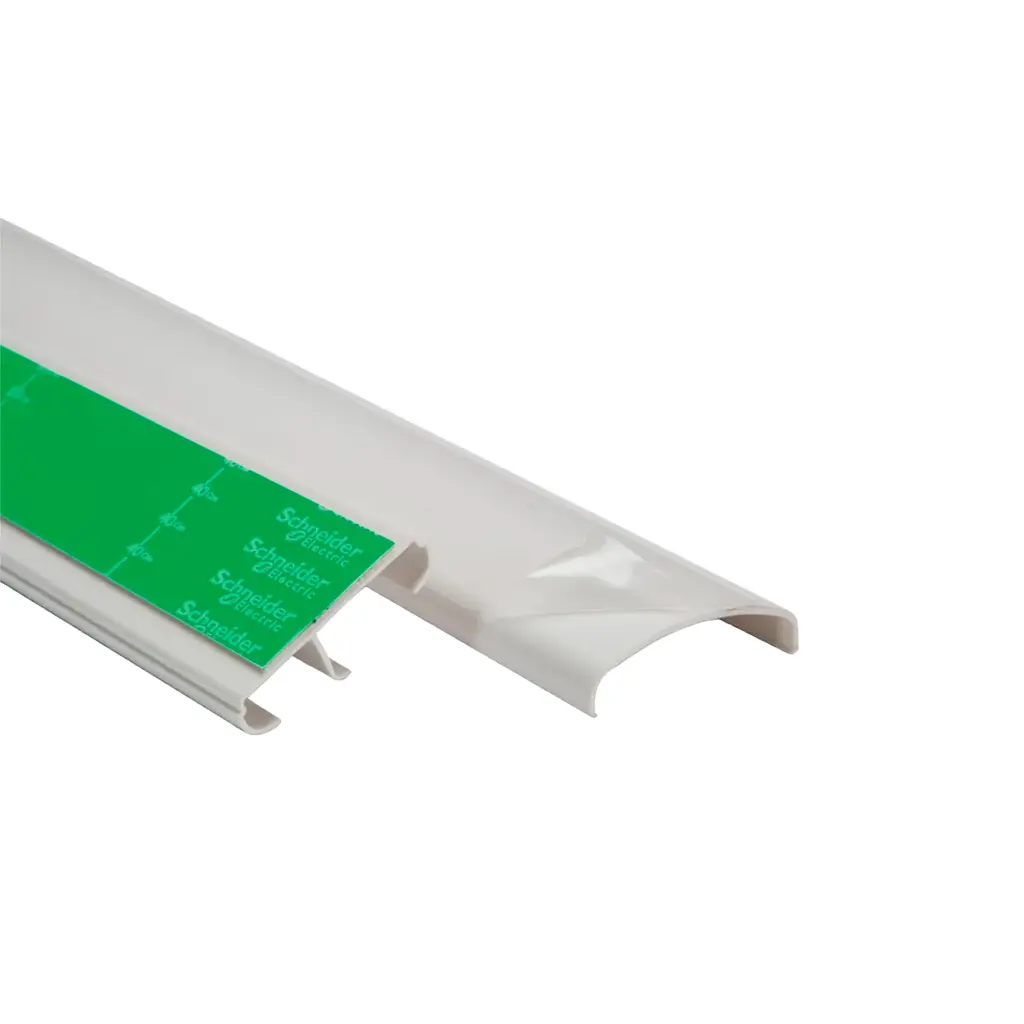 CANALETA BLANCA 40X12 CON DIVISION Y CON AHDESIVO