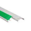 CANALETA BLANCA 40X12 CON DIVISION Y CON AHDESIVO