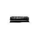 NORHP-2403 | ORGANIZADOR HORIZONTAL PLASTICO 1U 