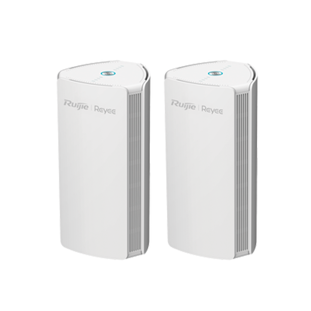 RG-M18(2PACK) | ROUTER HOGAR CONEXION WAN 1Gbps DOBLE BANDA MIMO 2X2 48 USUARIOS WIFI 6 PQTE 2 UND RUIJIE UNICO 