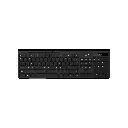 SLIMSTAR-7230 | TECLADO SLIMSTAR GENIUS 7230 TECLAS TIPO CHOCOLATE, ERGONÓMICO COLOR NEGRO
